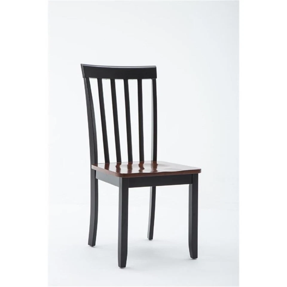 Boraam Bloomington Dining Chair Set of 2 - Black&Cherry - Image 3 of 4
