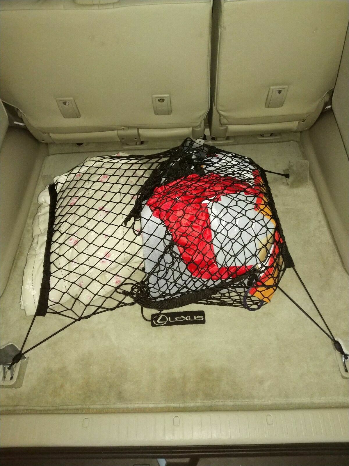 Rear Trunk Floor Style Organizer Mesh Web Cargo Net for LEXUS GX470 2003-2009