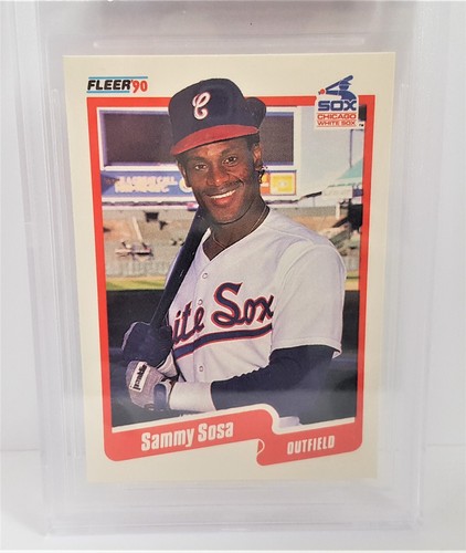 Sammy Sosa Rookie Card 1990 Fleer #548 BGS 8.5 NM MT+ White Sox MLB Baseball - Picture 4 of 7