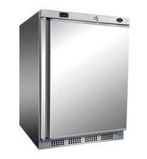 Gastro Edelstahl Tiefkühlschrank Gewerbetiefkühlschrank 1 Tür 120L -10/-25°C