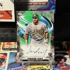Jordan Diaz 2023 Topps Inception Rookie Green 007/125 On-Card AUTO