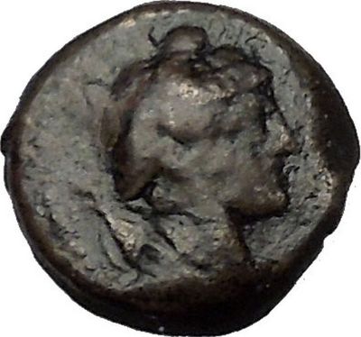 ANTIOCHOS VIII Grypos 121BC Seleukid Ancient Greek Coin APOLLO ARTEMIS i53700