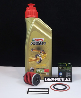 Service Kit Öl + Ölfilter passt für Yamaha WR 125 X/R  MT YZF WR 125 Castrol