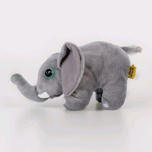Wild Republic Gray Elephant Plush 9 Inch Standing Stuffed Animal Toy - Picture 3 of 8