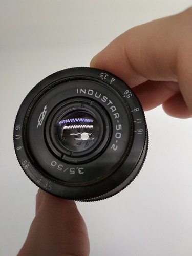 Soviet Lens Industar-50-2 3.5/50mm, mount M42, for Zenit camera, *724 - Picture 8 of 19
