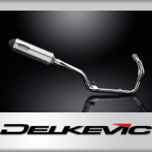 Triumph Tiger 800 2011-2019 Complete Exhaust 3-1 13.5" X-Oval Stainless Muffler - Foto 1 di 5