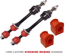 4PC NEW Front Driver & Passenger Stabilizer Sway Bar+Bushing Link Ford F150 4WD