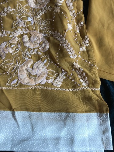 Gorgeous Dress 3 PC Trouser Kameez Dubata Bargain - Picture 6 of 7