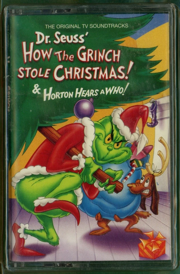 Dr. Seuss How the Grinch Stole Christmas Cassette Tape w/ RARE Blister Packaging - Image 2 of 4