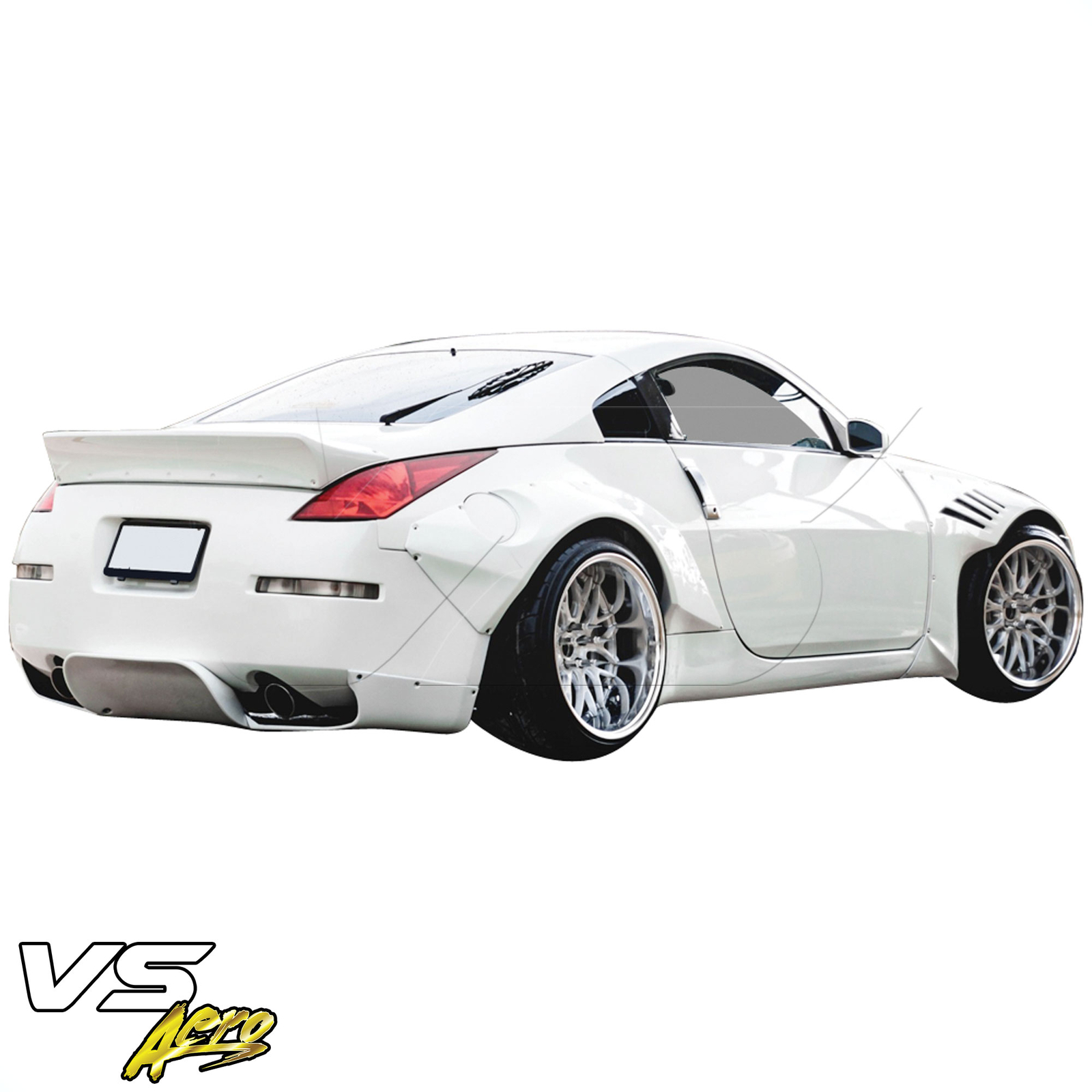 VSaero FRP TKYO Rear Diffuser 3pc Z33 for 350Z Nissan 03-08 vsaero ...