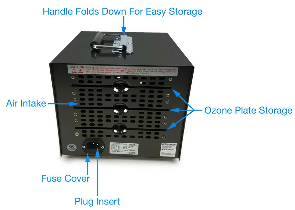 Nuevo Purificador de Aire Generador de Ozono Comercial Comfort con UV y 3 Años de Garantía Foto 3 de 4