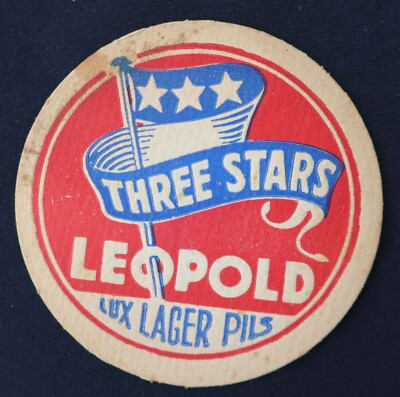 3 Sous-bock bière LEOPOLD Bierdeckel coaster