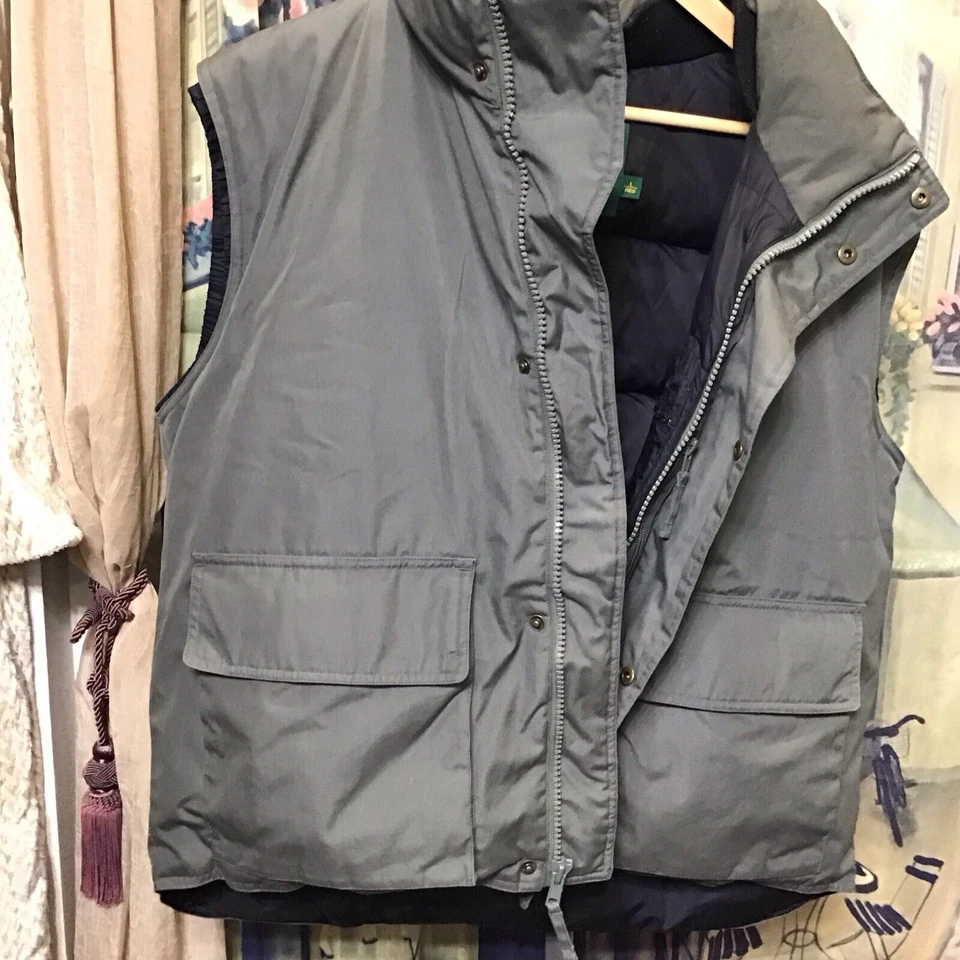 Cabela’s Premier Northern Goose Down Vest Green  Full-Zip + Snaps  L - Изображение 2 из 4