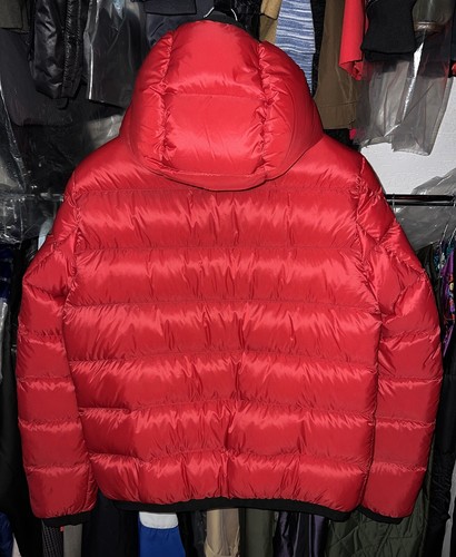 Authentic Men's Moncler Myosotis Red Quilted Down Puffer Padded Jacket Size 3,~M - Picture 8 of 21