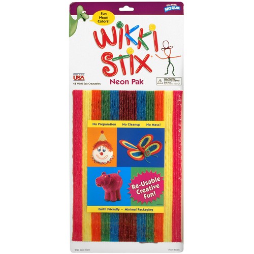 Wikki Stix 8" 48/Pkg-Neon, WIK804 - 第 1/1 張圖片