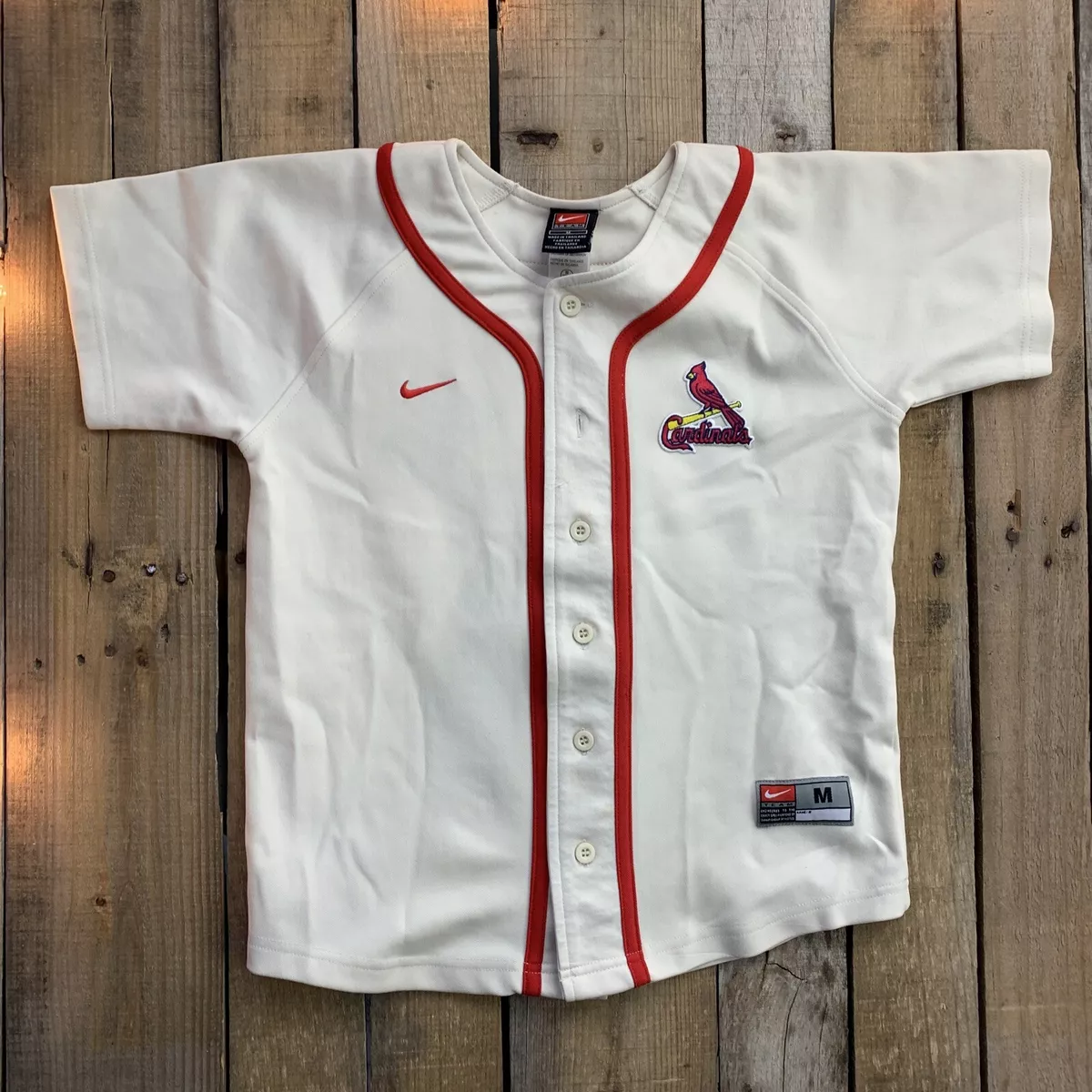 St Louis Cardinals Edmonds Nike Baseball Jersey Kids Size M 12/14