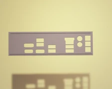 Gigabyte B450i AORUS PRO WIFI I/O Shield, 3D Printed, IO Backplate