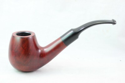  Pfeife, Pipe Pipa NO NAME, Bent, 9 mm Filter, Neu
