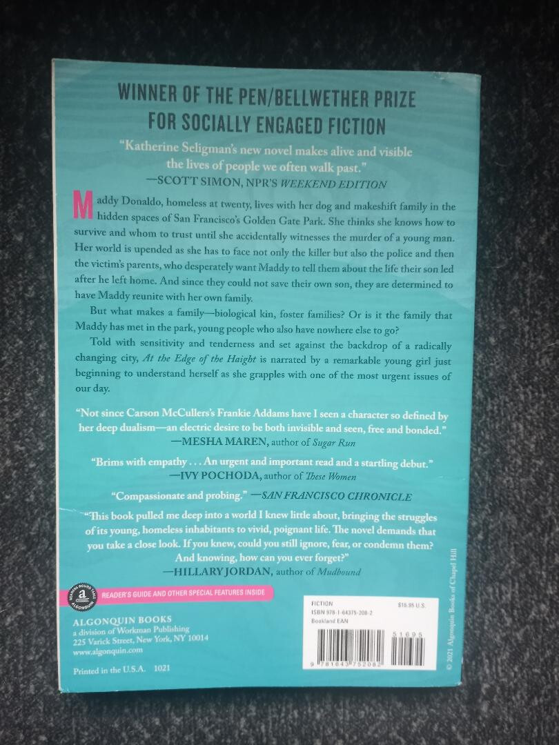 At the Edge of the Haight by Katherine Seligman (2021, Trade Paperback