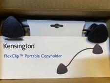 Kensington Flex Clip Copyholder (K62081BF), Black 9-3/4" Wide - BUY MORE & SAVE!