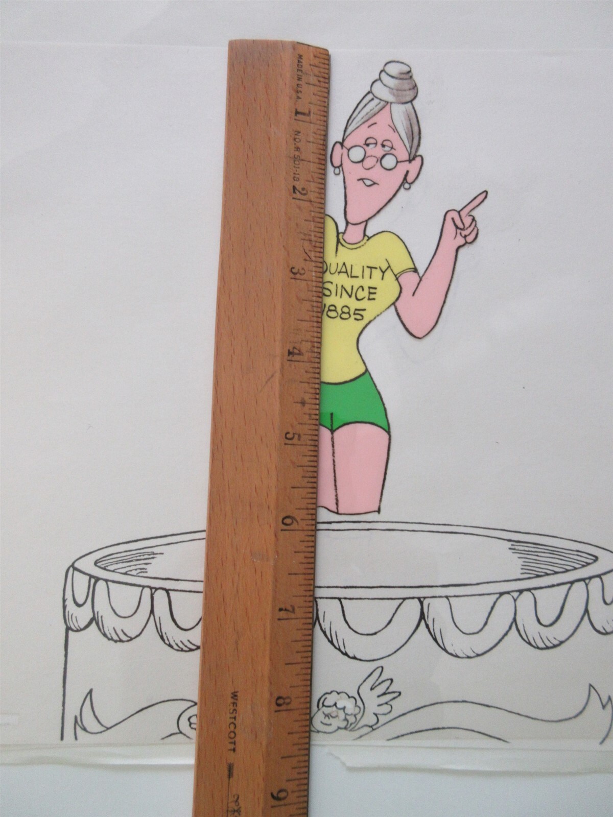 Schickhaus Franks Commercial Original Animation Production Cel