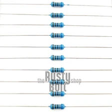 Resistors - 1/4 w (0.25 watt) - 6.8K ohm - 1% Tolerance - Metal Film - New