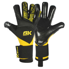 Football Goalkeeper Gloves Gk Saver Knit Pro Yellow/Black Goalie Gloves 4 to 11