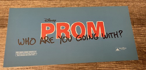 2011 Prom Disney Movie Theater Mylar Poster 6”x13”  Aimee Teegarden