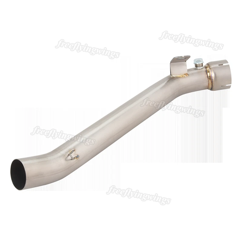 Tubo de escape de titanio para Suzuki GSXR1000 2007-2008 tubo de enlace medio deslizable 51 mm Foto 2 de 4