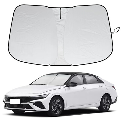 For Hyundai Elantra 2021-2025 Windshield Sun Shade Sun Visor UV Block Shield