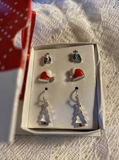 Avon  Christmas Earrings  Three Sets 