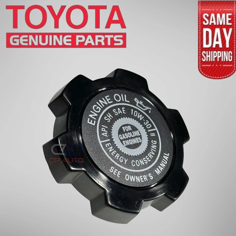 94-97 TOYOTA PASEO 1.5L TAPA DE LLENADO DE ACEITE DE MOTOR 10W OEM NUEVO Foto 2 de 4