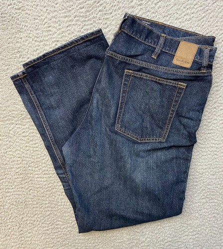 Mens Recto Jeans 40x30 Dark Wash 