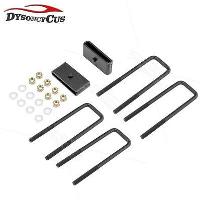 1'' Rear Leveling Lift Kit U Bolt for Chevy Silverado 1999-2022 GMC Sierra 1500 