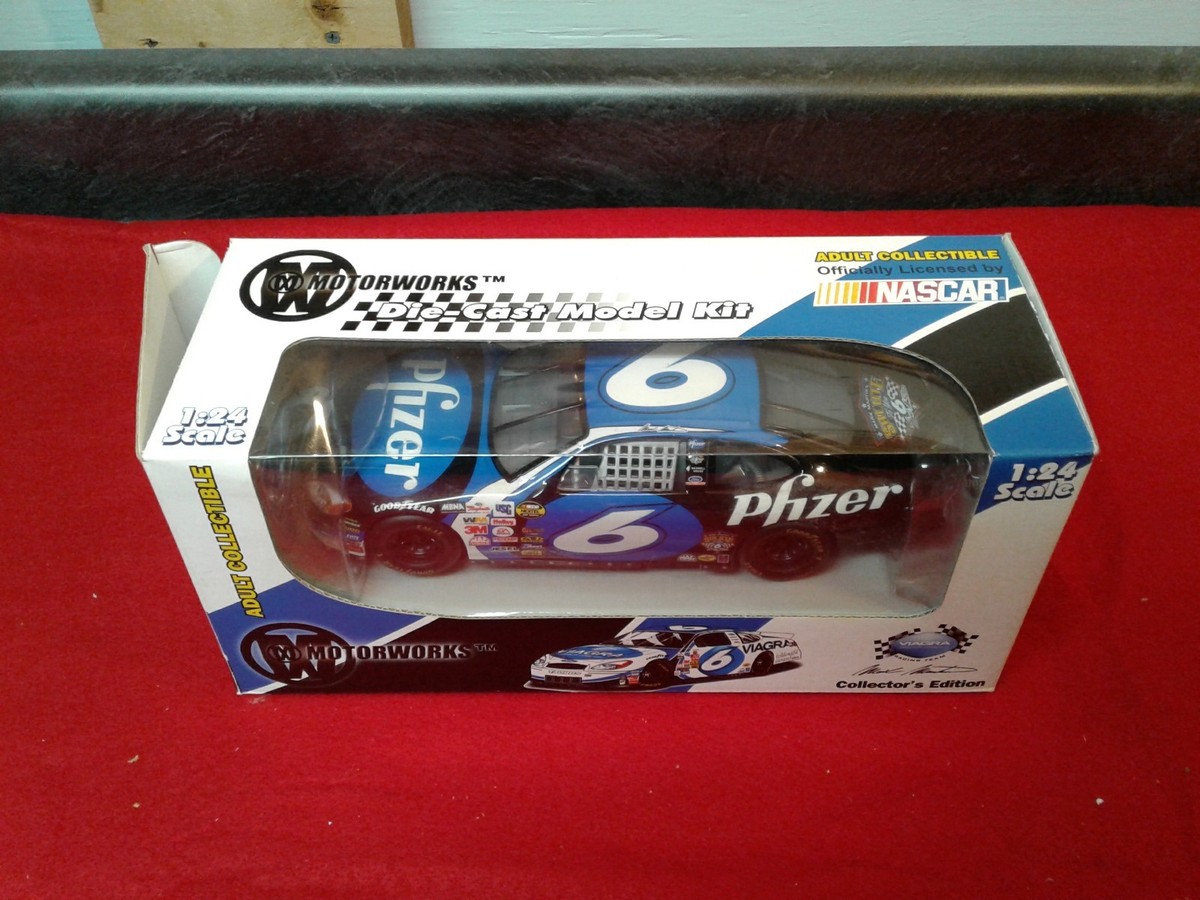Mark Martin Pfizer Viagra #6 Diecast Stock Car | eBay