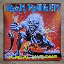 [EX] Iron Maiden - A Real Live One (1993 Korea 1st LP Vinyl)