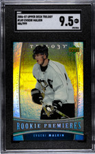 2006-07 Upper Deck Trilogy #149 Evgeni Malkin ROOKIE #/999 MINT+ SGC 9.5
