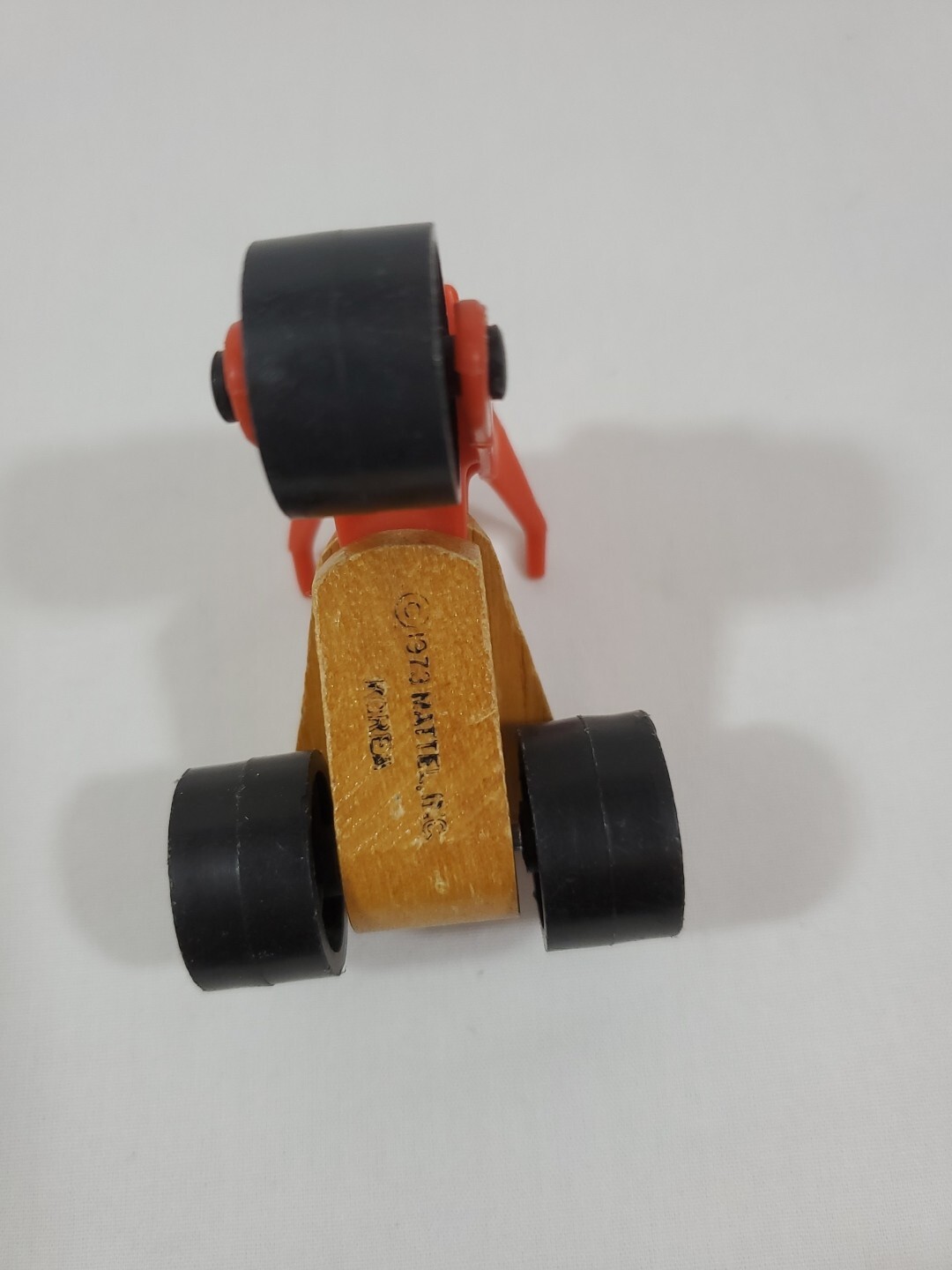 Vintage 1973 Mattel Camp Putt Putt Wooden Tricycle Bike Trike Cycle