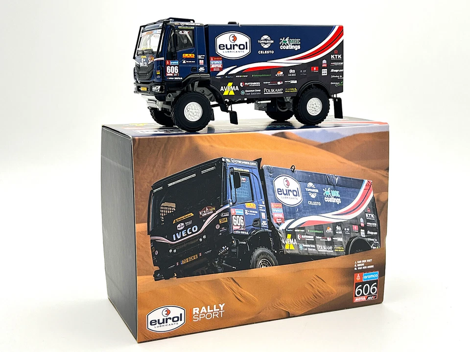 Iveco T-way rally truck 4x2 "Eurol Rally Sport" WSI truck models 1:50 scale — 第 3/4 张图片