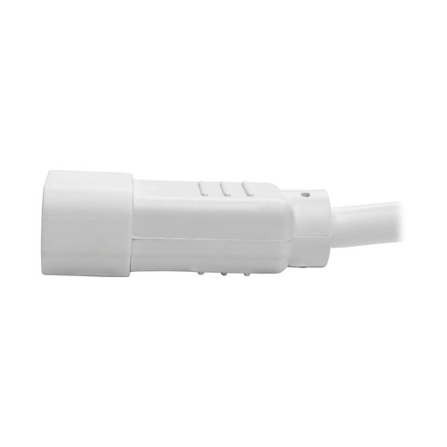 2FT Tripp Lite C14 To C13 Heavy Duty Power Extension Cable - White - Picture 5 of 5