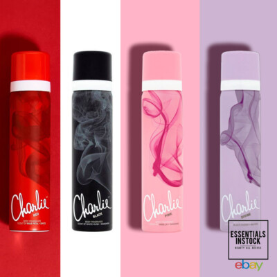 Revlon Charlie Black Body Spray 50ml UK