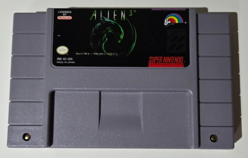 Alien 3 (SNES, 1993) Cartridge Only, Cleaned, Tested