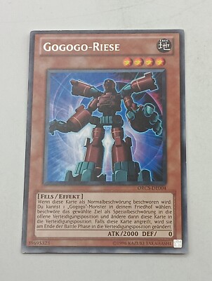 Yu-Gi-Oh Einzelkarte Gogogo-Riese bespielt