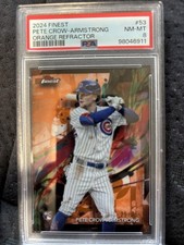 2024 Topps Finest - Common Pete Crow-Armstrong #53 Orange Refractor 25/25 (RC)