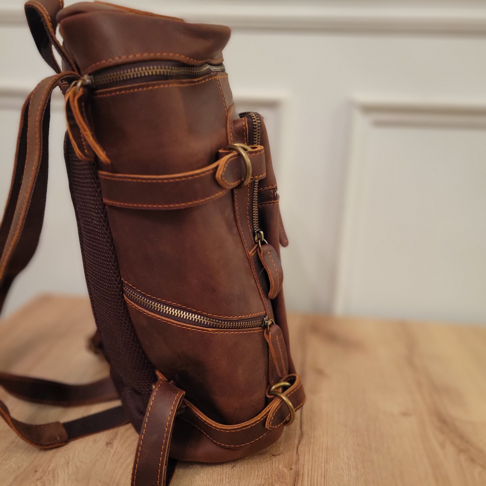 Leather Backpack - image 4
