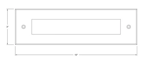 Hinkley Lighting 15345 Dash Flat 12v 9.5VA 7w 10"W Sparta - Stainless Steel - Picture 6 of 6