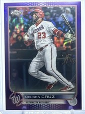 2022 Topps Chrome Update Series - Nelson Cruz #USC142 Purple Refractor