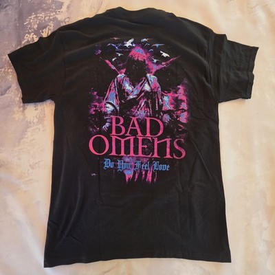NWOT Bad Omens Tee Shirt ''Do You Feel Love'' Double Sided - M