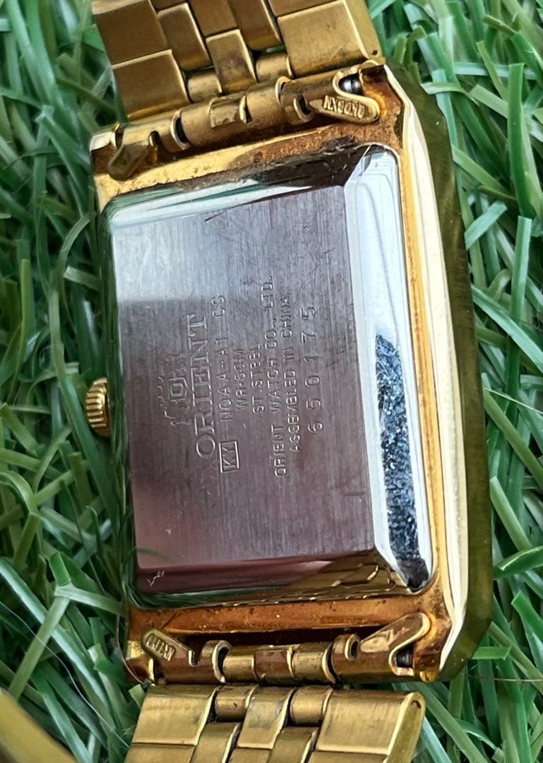 ORIENT Rectangular Automatic Vintage Watch Black … - image 4