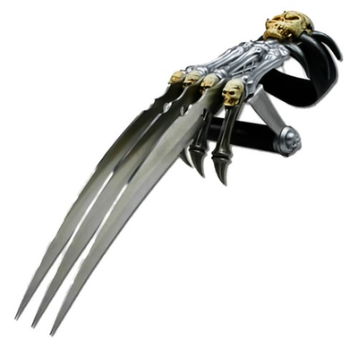 #ad #ad Skull amp; Bones Gauntlet Hand Claws Stainless Steel Cosplay Collectible Arm Blade $49.99